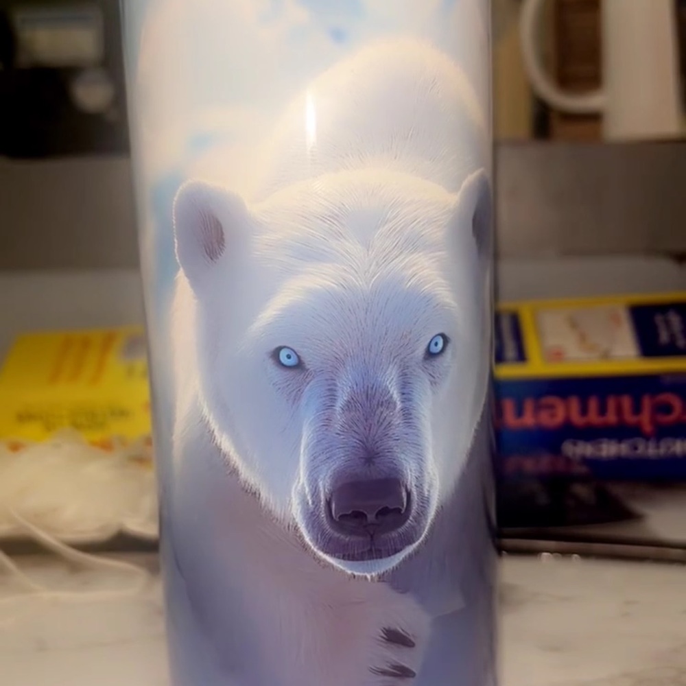 Polar Bear Themed Tumbler